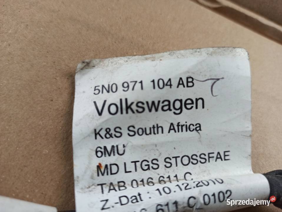 VW TIGUAN 5N0 WIĄZKA CZUJNIKÓW PARKOWANIA TYŁ osobowe Trzciel sprzedam