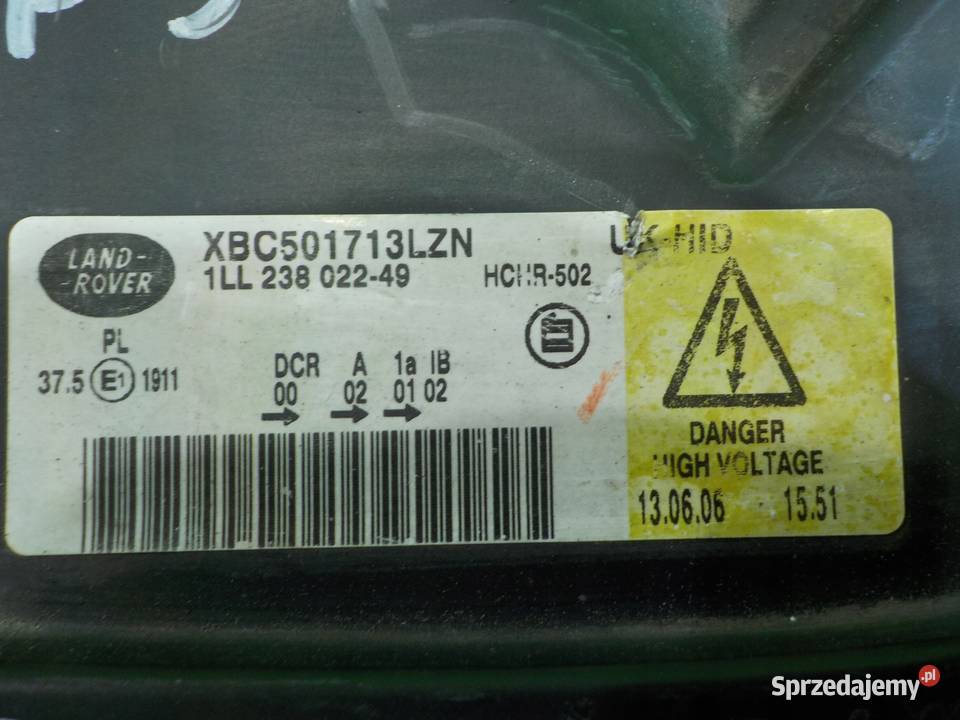 RANGE ROVER SPORT I 06r 5D XENON lampa lewa sprzedam