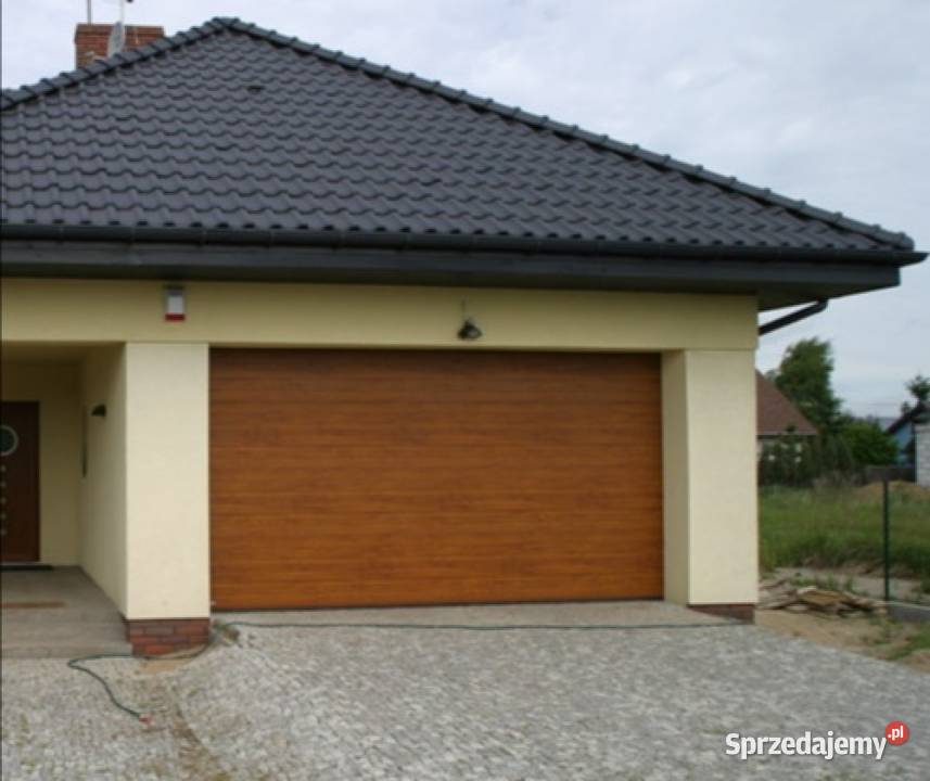 Brama garażowa 2750x2125 Złoty dąb segmentowa garażowa Czchów