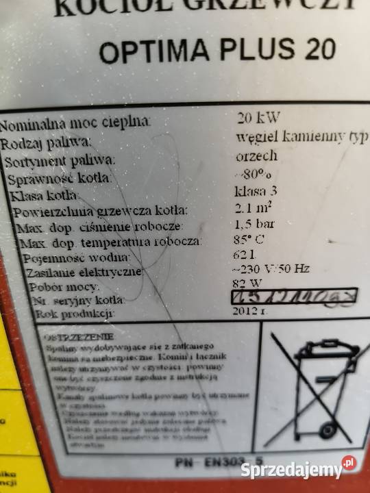 Piec na węgiel drewno 3 generacji Kraków sprzedam