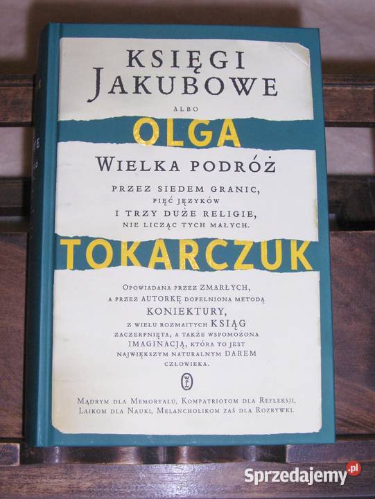 Olga Tokarczuk Księgi Jakubowe NOWA historyczne Łódź sprzedam