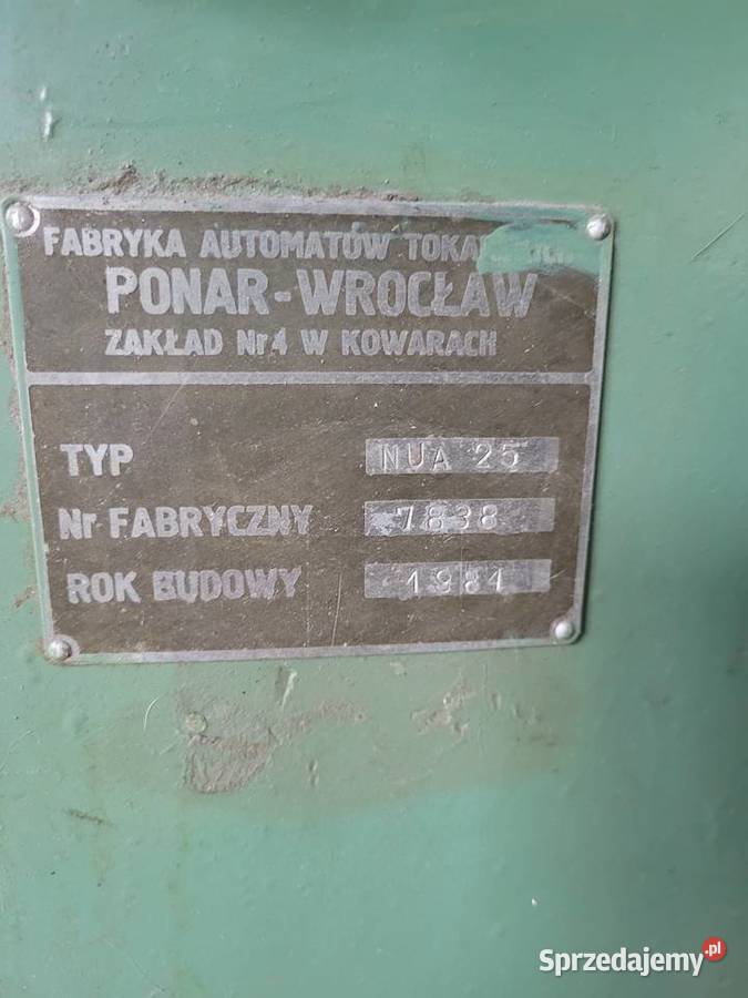 Szlifierka narzędziowa NUA 25 Rzeszów