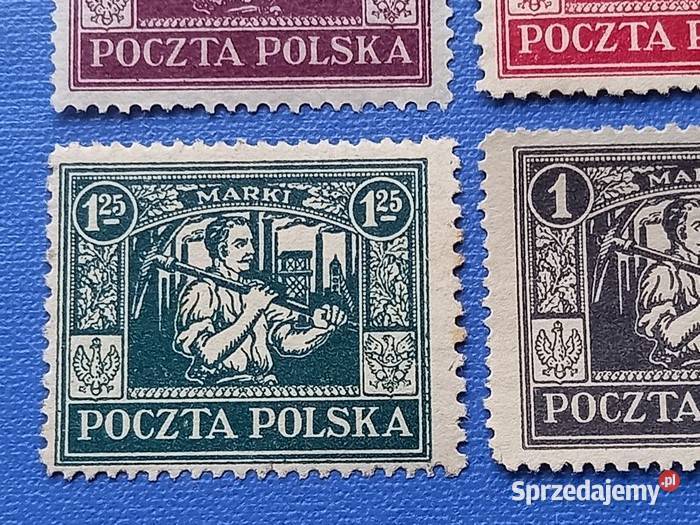 Cztery Polskie znaczki pocztowe Koszalin