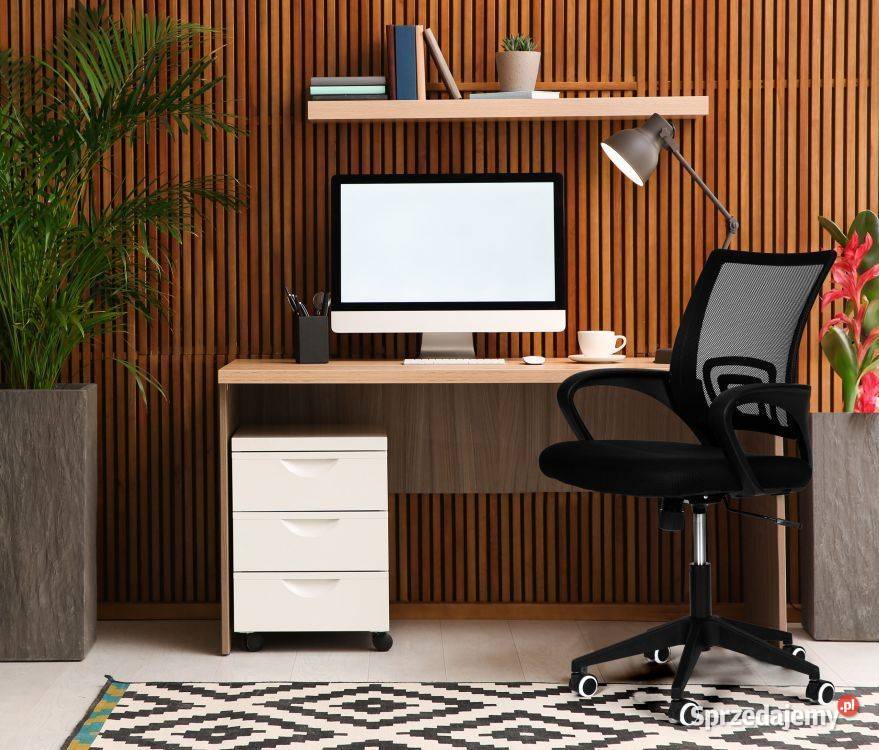 Fotel obrotowy krzesło biurowe wyprofilowane Bielsk Podlaski