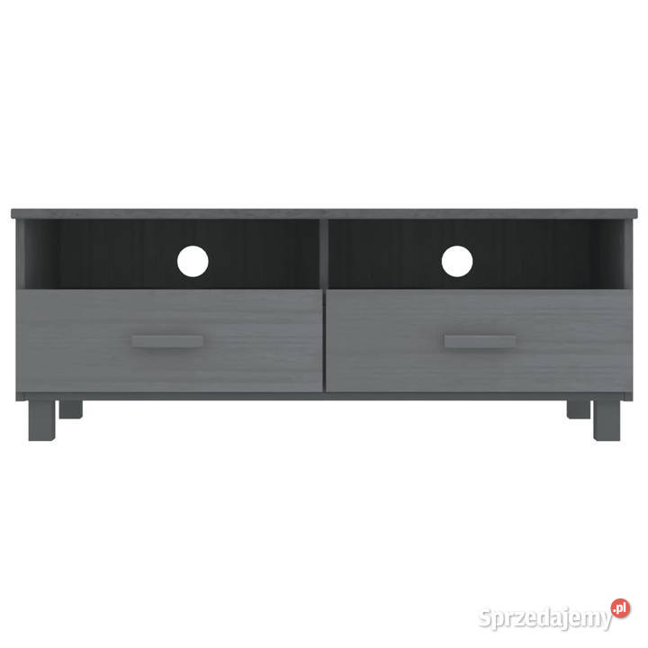 Szafka pod TV HAMAR ciemnoszara 106x40x40 drewno