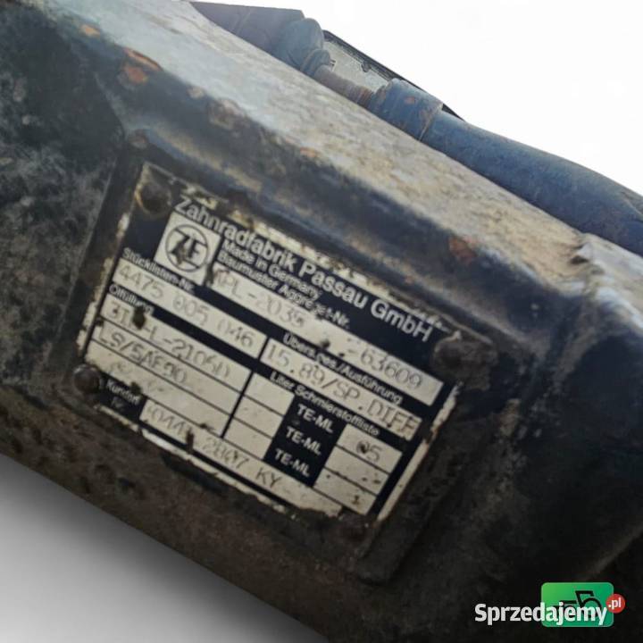 Oś przednia APL2035 ZF 4475005046 Deutzfahr 106 Pozostałe Wilkowo