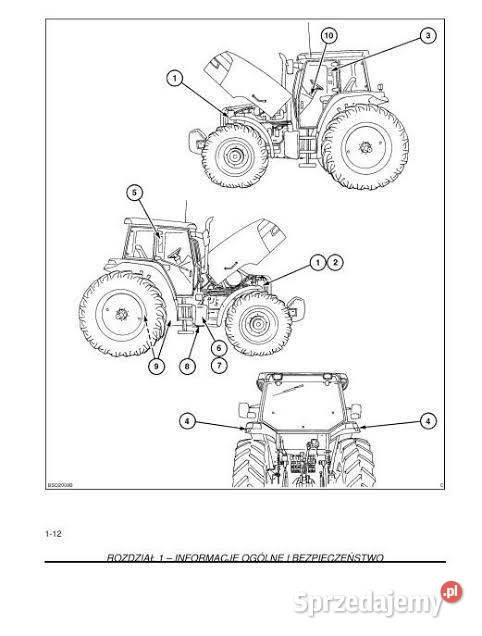 Case MXM 120 130 140 155 175 190 naprawa katalog Kielce