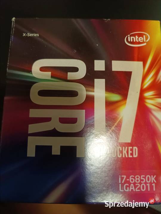 Sprzedam Procesor Intel i 7 6850 box Kaszewice-Kolonia
