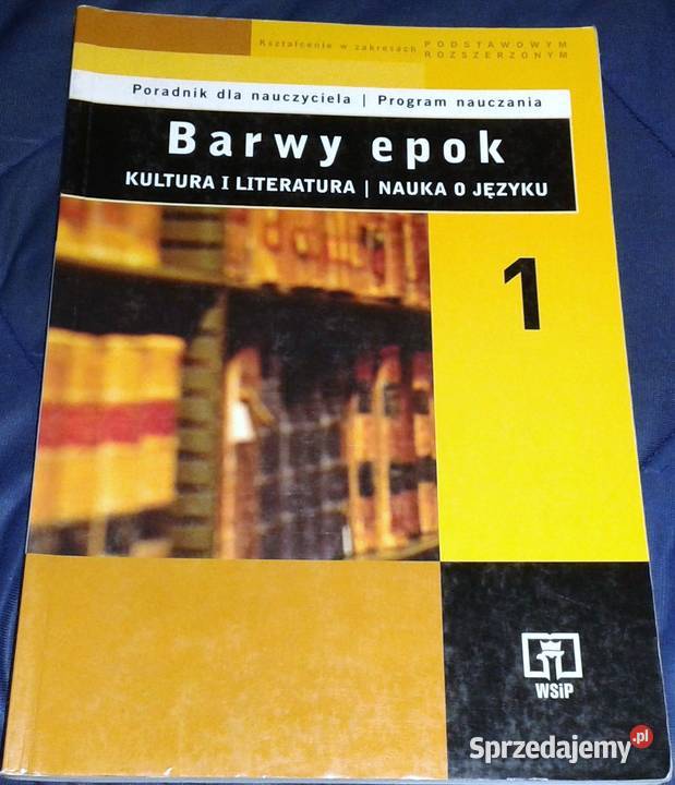 Barwy epok 1 Nauka o języku Marta Rusek