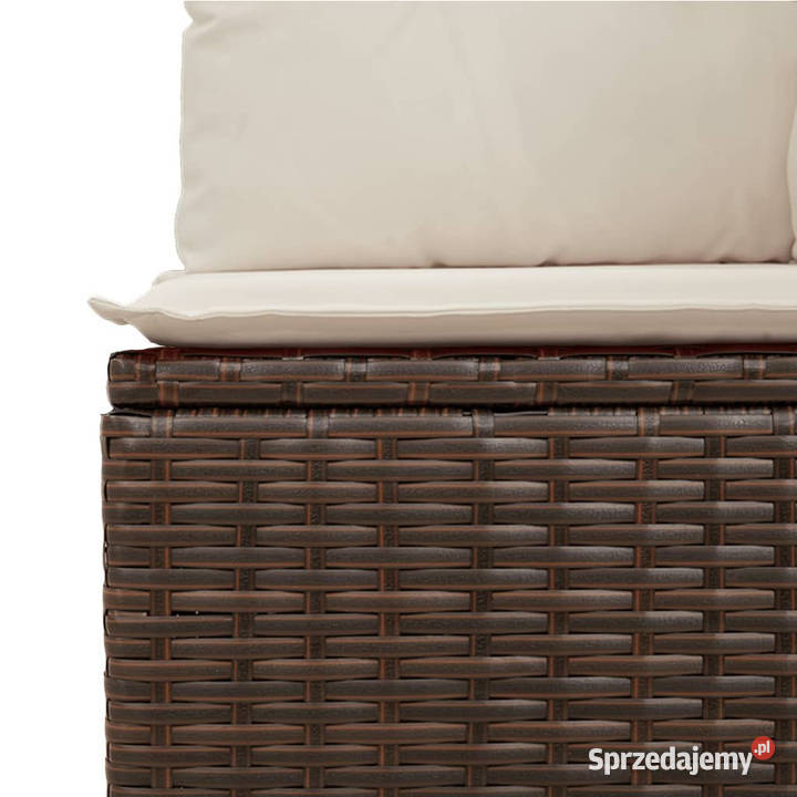 Sofa ogrodowa z poduszkami 2osobowa brązowa Warszawa sprzedam