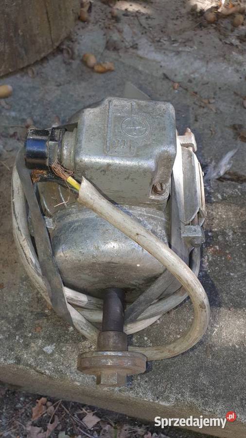 Stary silnik elektryczny M6 z wiatrakiem 220 V mazowieckie Warszawa