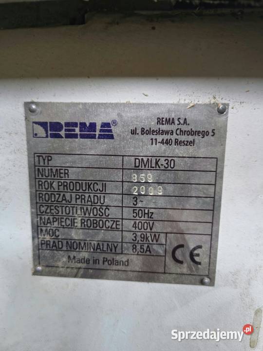 Piła REMA DMLK 30 2009 Polskiej produkcji Produkcja Bartoszyce