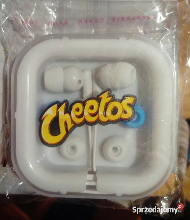 Słuchawki douszne Cheetos nowe w opakowaniu Bytów