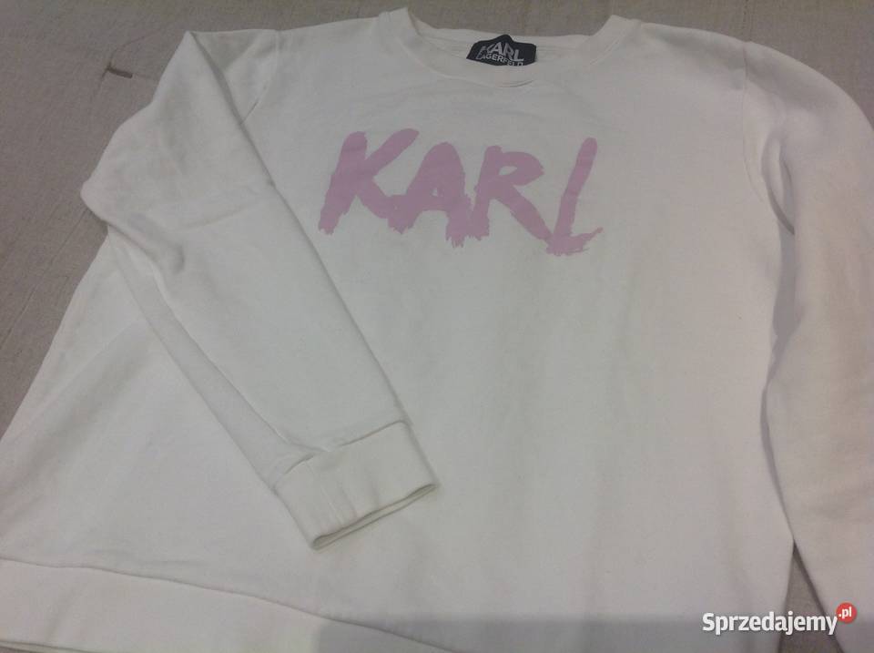 Bluza Biała Damska KARL LAGERFELD r L Nowa Sól