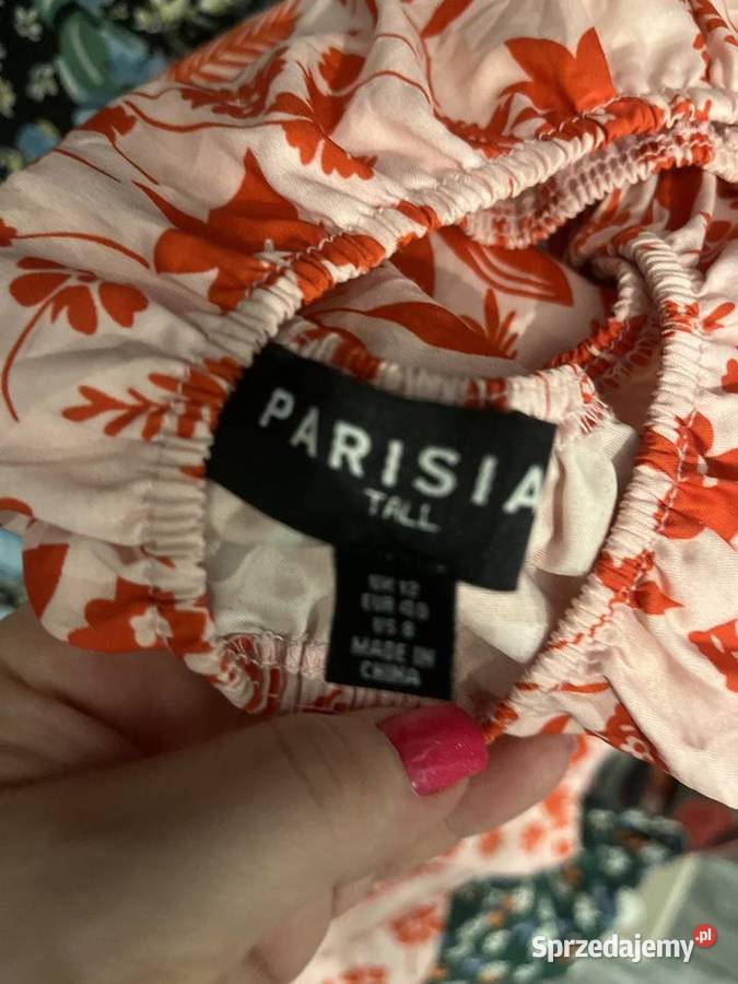 Parisian sukienka modny wzór kwiaty floral hit Choszczno