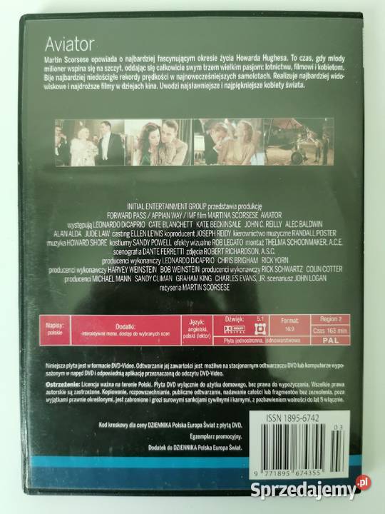 Aviator film DVD 1 płyta