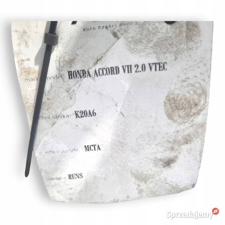SKRZYNIA BIEGÓW MCTA Honda Accord VII 20 VTEC Chełm