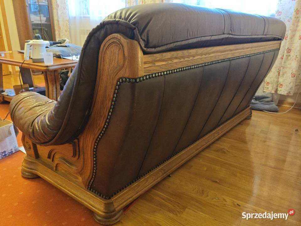 Wypoczynek skórzany Łańcut sprzedam