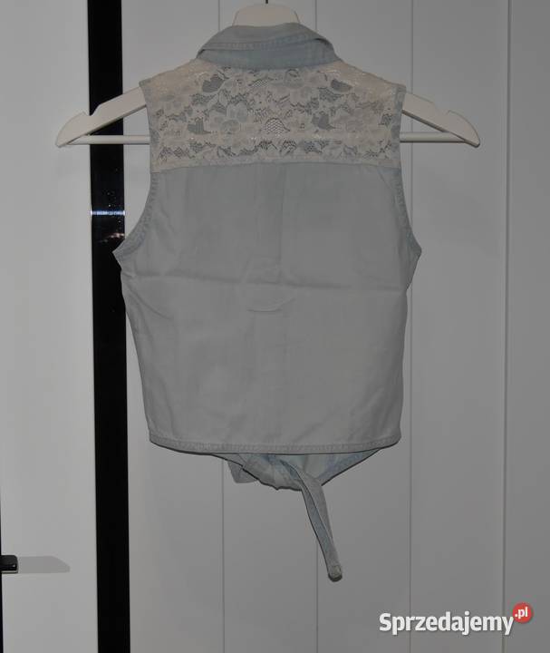 Candy Couture bluzeczka koronka wiązanie 140 146 dolnośląskie