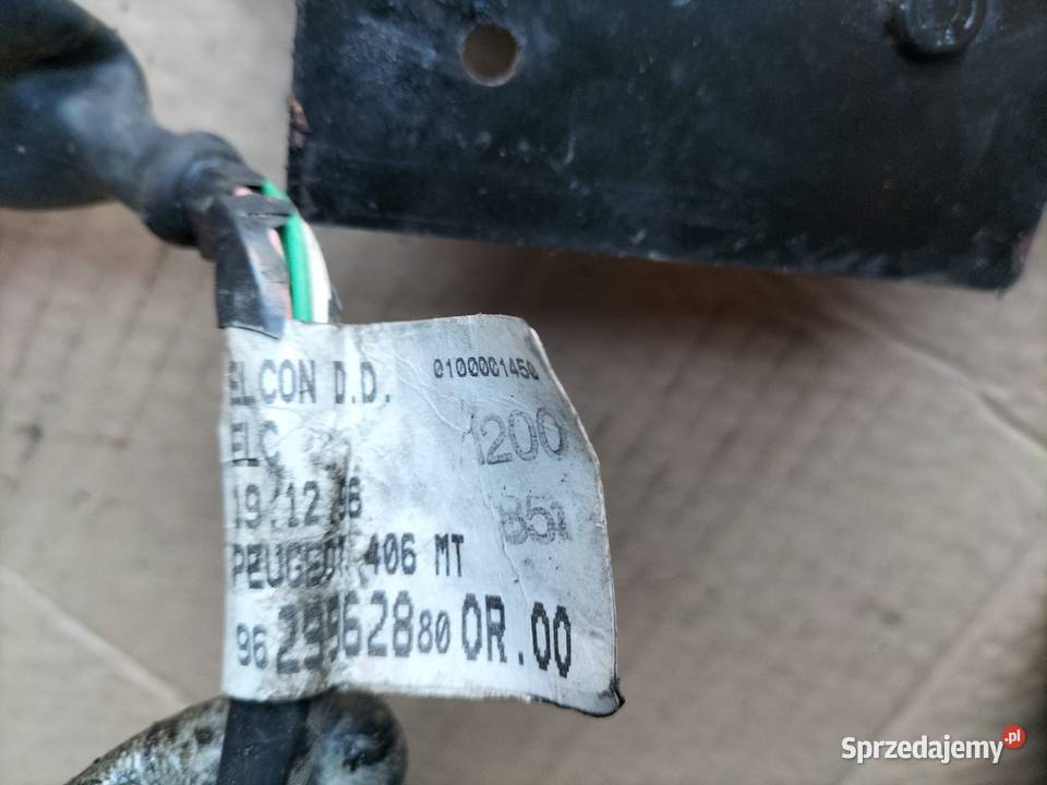STEROWNIK KOMPUTER PEUGEOT 406 19 TD 0281001262 lubelskie