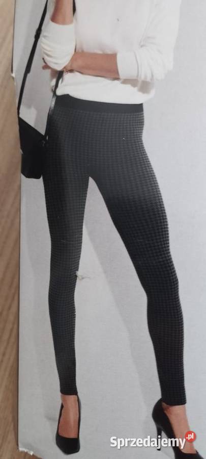 legginsy damskie TomRose r XL czarnoszare Zamość
