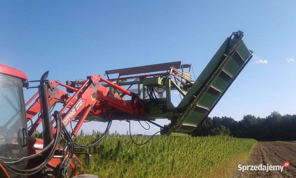 Przystawka heder kombajn do konopii 28 m nieuszkodzony Potok Górny