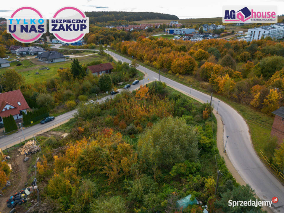 Działka 1915m2 Straszyn Dworcowa asfalt Sprzedaż pomorskie