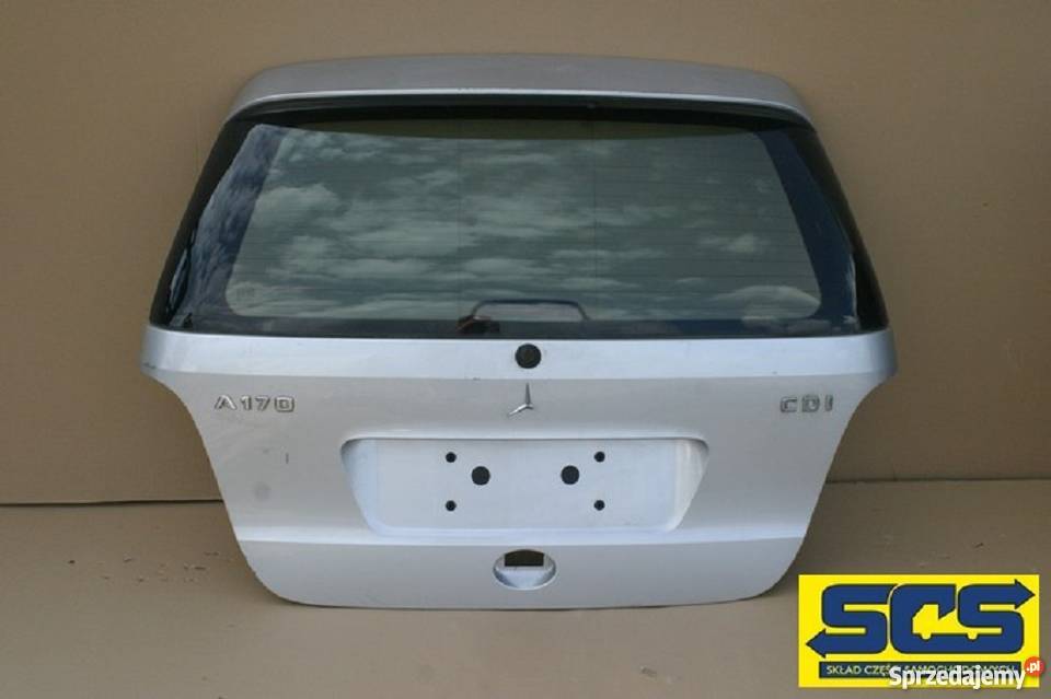 MERCEDES A KLASA W168 KLAPA TYŁ BAGAŻNIKA osobowe Bieleń