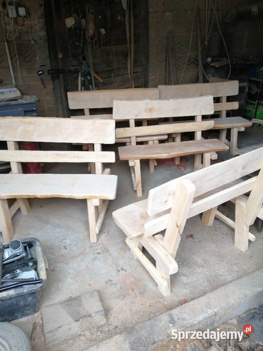 Ławki do ogniska biesiadne drewno Ławy i ławki Warszawa sprzedam