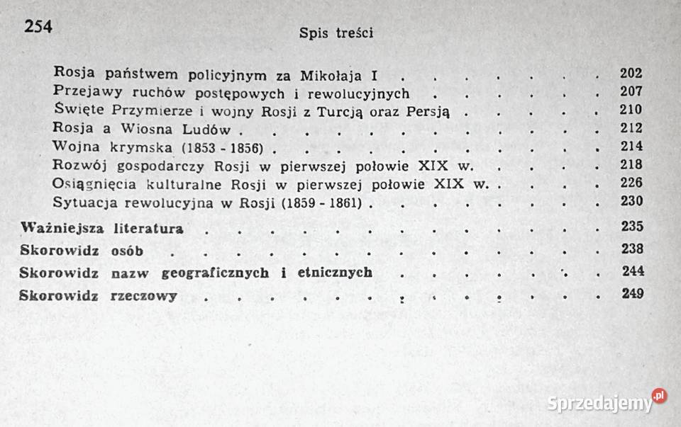 Dzieje Rosji do roku 1861 Jerzy Ochmański lubelskie Chełm sprzedam
