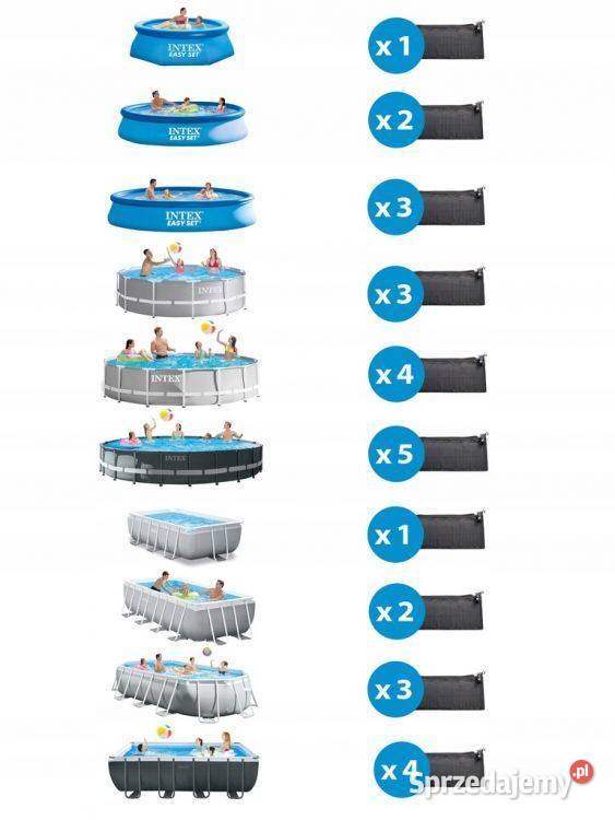 Mata solarna podgrzewacz wody basenu intex 28685 Bielsk Podlaski