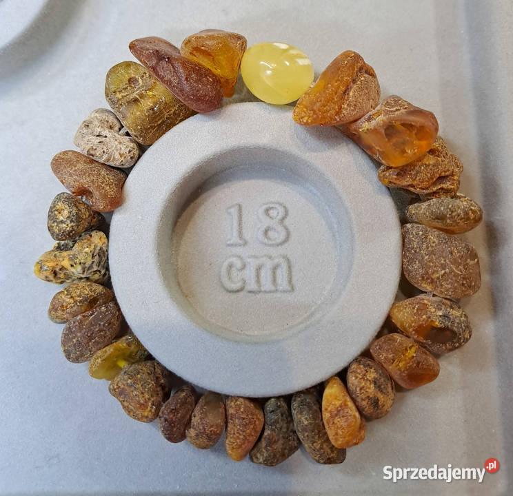 Bransoletka bursztyn bałtycki bryłki surowe i Warszawa sprzedam