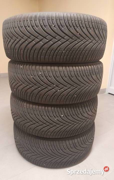 Opony zimowe 21555 R 18 Kleber były założone w Wyszków sprzedam