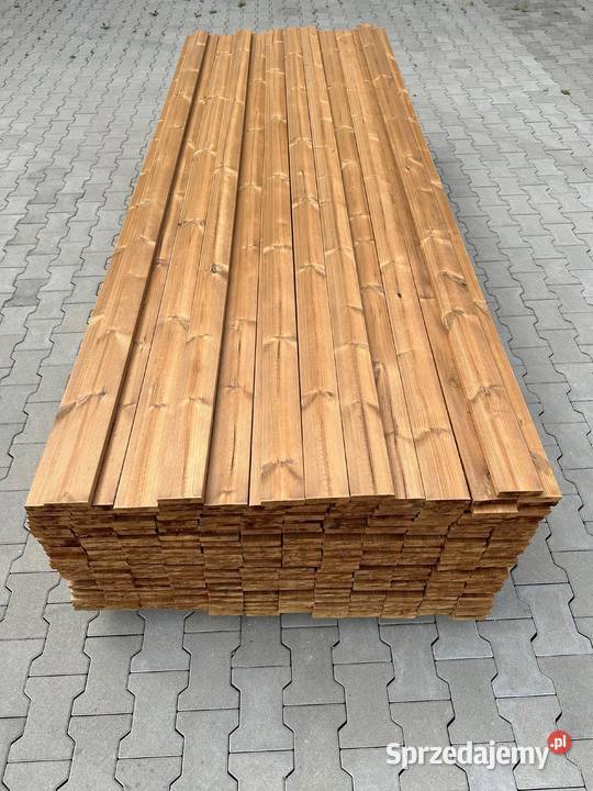 Deska elewacyjna drewniana thermo sosna KL A B Prusice