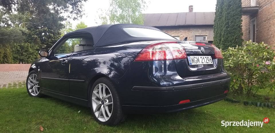 Zadbany SAAB Kabriolet Anglik zamiana na auto z Rok produkcji 2003 9-3 Grodzisk Mazowiecki