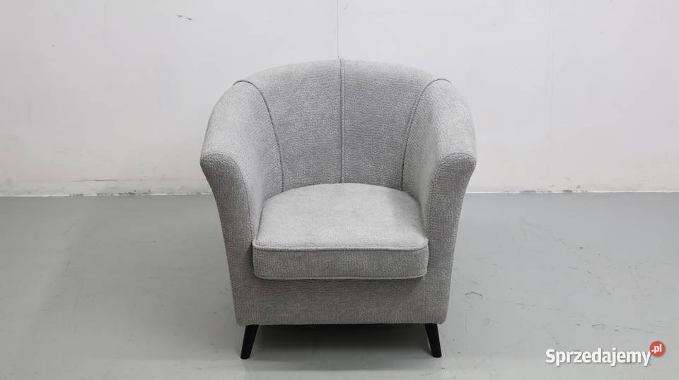 TEF WYGODNY FOTEL OKAZJA szara tkanina Poznań