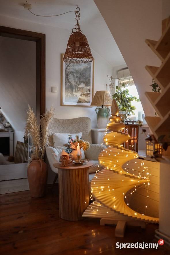 Choinka drewniana ekologiczna naturalne drzewko