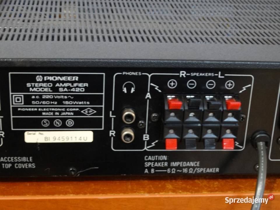 Wzmacniacz Pioneer SA420 Vintage WYSYŁKA Audio