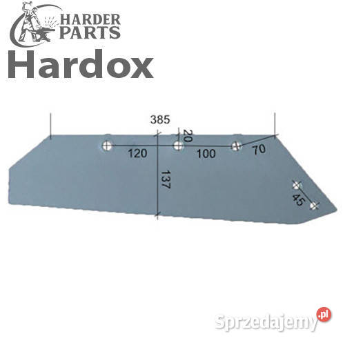 Lemiesz 300hektarów HARDOX MS1140P części do Suwałki sprzedam