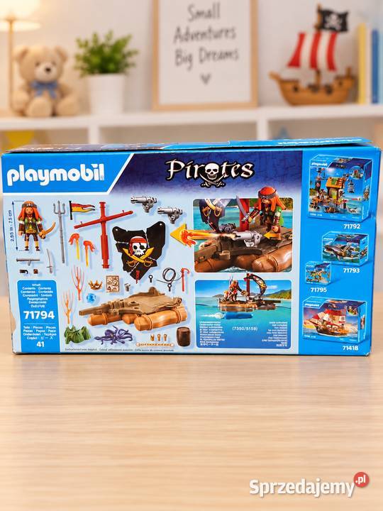 PLAYMOBIL Pirates 71794 Piracka tratwa ze Klocki Przeźmierowo sprzedam