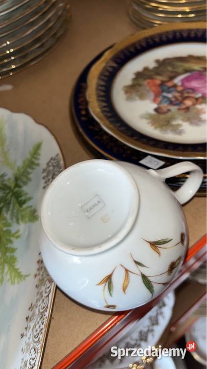 Mlecznik Syg Kahla z trawkami Porcelana i szkło Gdańsk