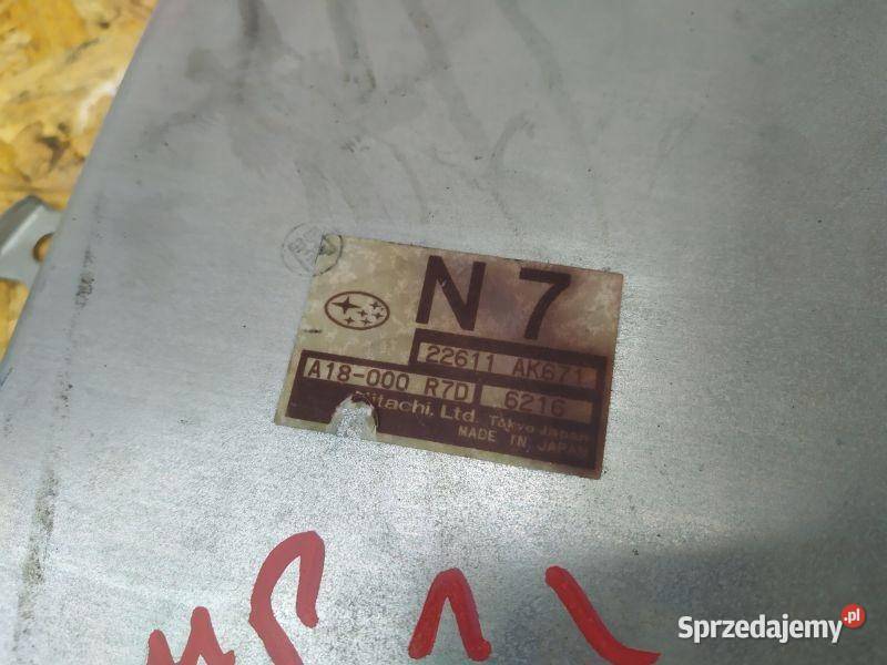 STEROWNIK SILNIKA KOMPUTER SUBARU FORESTER II Czujniki i sterowniki Gliwice sprzedam