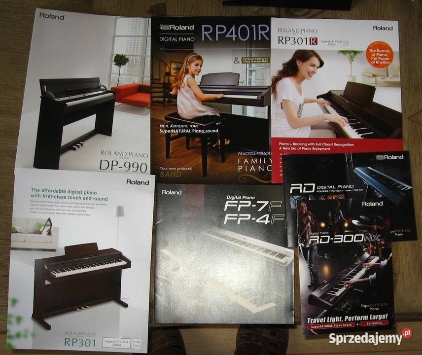 Roland digital pianos catalogs brochures Kępice