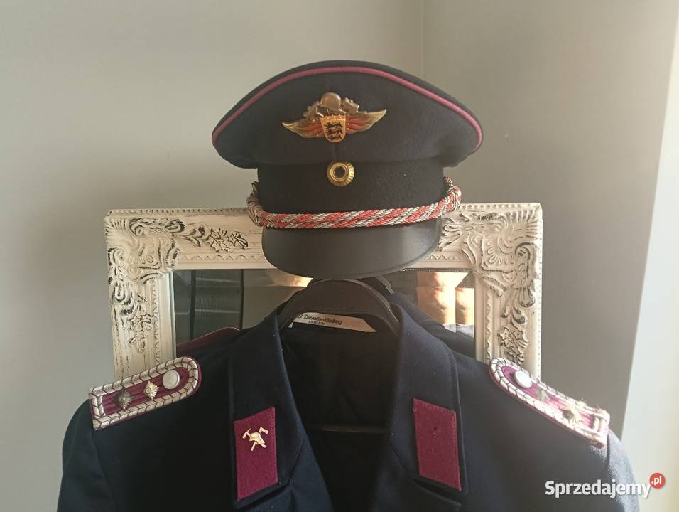 kurtka mundurowa straży pożarnej czapka NRD Starachowice