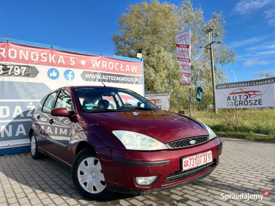 Ford Focus 16 Benzyna Klimatyzacja Elektryka Rok produkcji 2003 Wrocław