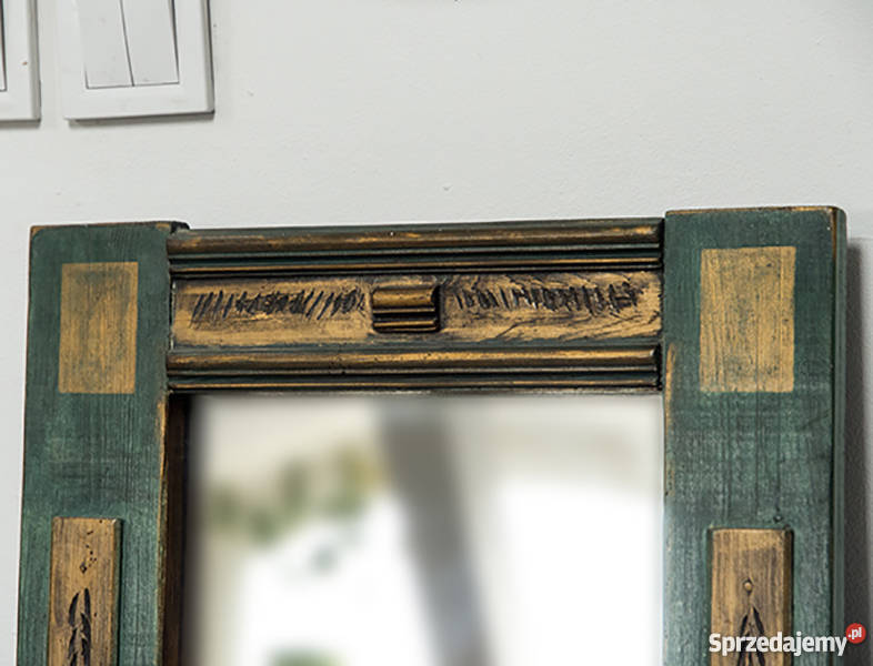 Lustro w ramie drewno Poznań