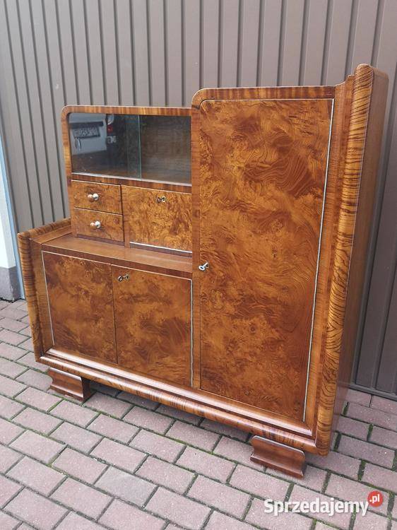 Mam na sprzedaż piękną witrynę artdeco orzech Swarzędz