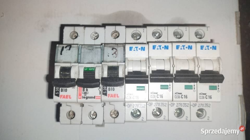 Wyłączniki prądowe Drezdenko sprzedam