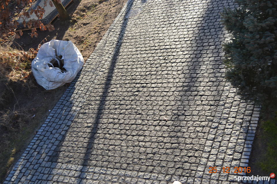 Kostka granitowa łupana CZARNA Gabro 811 sprzedam