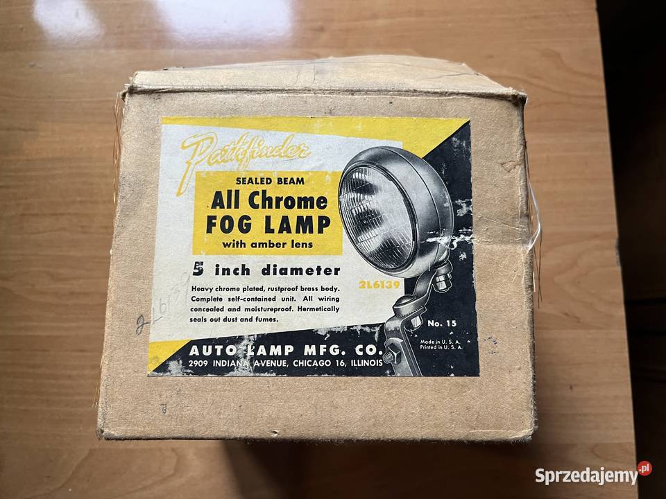 Halogeny dodatkowe żółte USA osobowe Lampy przednie Poznań